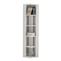 Estantería 5H 161 cm x 34 cm x 34 cm Blanco – MDF lacado – Melamina