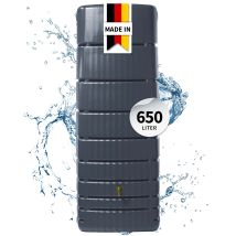 4rain - Slim Wandtank 650 Liter Graphite Grey