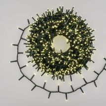 Lotti Importex - Bandkette Ø6cm Ntlg 1000 Miniled Grünes Kabel 4+30,5m Weihnachtsbeleuchtung