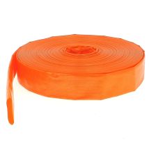 Huggy Tuyaux - Manguera Plana De Suministro Ø 38 Mm (1 1/2'') Naranja - Longitud 10 Metros