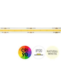 Striscia Led 4000k24v 10w/m 480 Cob Ip20 5m 240050-6751