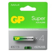 Gp Batteries - Gp Super Micro (aaa)-batterie Alkali-mangan 1.5 V 4 St.