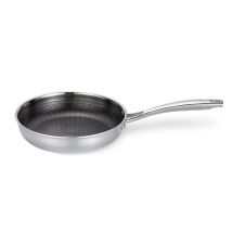 Sartén gourmet Feel Maestro MR-1224-24 – Diámetro 24 cm – Acero inoxidable y aluminio – Resistente a arañazos