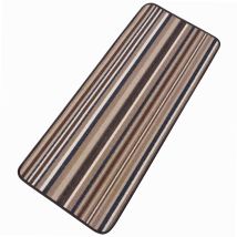 Alfombrilla marrón 50 x 160 cm – Lavable a máquina – Antideslizante – 100% poliamida – Ideal para alto tráfico