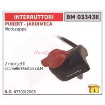 Interruttore Pubert Motore Motozappa 2 Morsetti Occhiello+faston Cil.m 033438