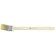 Heizkörperpinsel – Wistoba – 355175 – Holzstiel – Gebogene Bleche – Helle Borsten