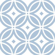 Piastrelle Autoadesive Pvc Divina Home Effetto Maiolica Capri, Set 22 Pz Per 2 Mq, Spessore 0,15 Cm, 30,4x30,4 Cm - Stile Decorativo E Versatile