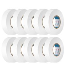 Cilia 10 Pezzi Nastro Isolante Elettrico Pvc 19mm X 25m - Nastro Adesivo Professionale Autoestinguente - Certificato Iec 60454 - Max 600v 80°c - Per 