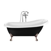 Rogier&mothes - Freistehende Badewanne Richmond Schwarz Löwenfüße Altkupfer 171