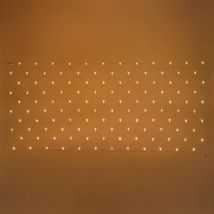 Filet Lumineux 2x1m 120 Led Ambrée Prolongeable Extérieur 31v Câble Blanc Ip44 Smart Connect Lotti