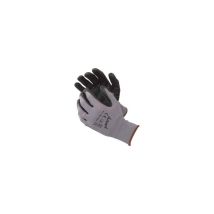 Guante de nitrilo negro punteado para la mano – 1831840 – Protección mecánica EN388 3121X – Alta resistencia y agarre en mojado