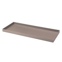 Bajo jardinera Schio Case 100 cm - Cappuccino - Resistente a rayos UV - Ecológico - Hecho en Italia