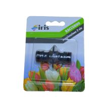 Raccordo due vie – 12 pezzi – Raccordi congiunzione 2 vie per irrigazione – Raccord rapide – Iris Garden