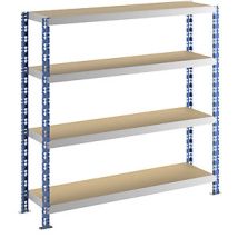 Scaffale a innesto a campata larga 400mm - Carico massimo 800kg - Eurokraftbasic