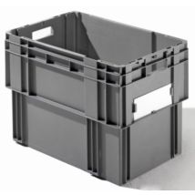 Drehstapelbehälter Pp Grau L600xb400xh420mm La-ka-pe