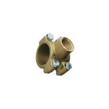 Capaldo – Enchufe de soporte de latón – Salida roscada hembra 1/2"" – 4 tornillos
