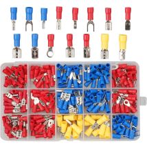 Packung Mit 280 Isolierten Kabelschuhen - Isolierte Crimpzange - Isolierte Kabelverbinder - Sortiment An Elektrischen Drahtverbindern