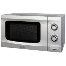 Silver Microwave 700w 20l Manual Amm2001s - Grey - Abode