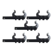 Secotec Vas221 Base Blenden Clip Con Anschraubplatte Contenuto 5 Pezzi, 5