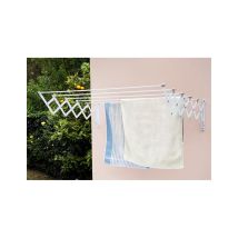 Alu-wäscheleine 120cm Weiß 85761