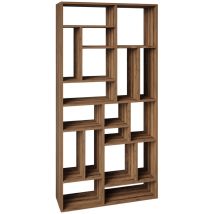 Libreria In Legno "nicola" - 90 X 30 X 180 Cm - Marrone