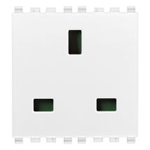 Vimar - 20219.b Presa 2p+t 13a Inglese Bianco