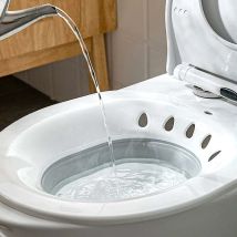 Foldable Sitz Bath For Toiletseat Sitz Bath Basin For Pregnant Womenhemorrhoidselderlyfits Universal Toilets And Commode Chair Gray