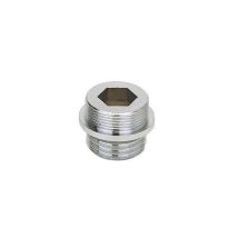 Unibec Nippel M1/2' M1' grau 151004 Hochwertiges OEM-Teil für Sanitär- und Heizungsinstallation