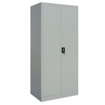 Armoire De Rangement Meino 2 Portes L80xh180 - Gris