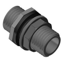 Raccordo Diritto Nylon Per Cassoni Filettato 3/4- Bucchi- 20,0 Pz