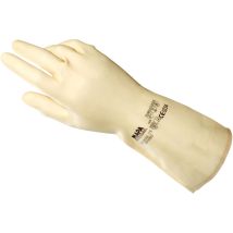 Guante desechable de látex Superfood 175 – Talla 9 – Longitud 31 cm – Espesor 0,40 mm – Cat. 3 – EN 388: 0010 – EN 374