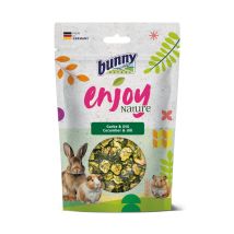 Gurke & Dill Nagersnack für Kaninchen – 40 g – Ohne Zucker, Zusatzstoffe, Geschmacksverstärker – Mit natürlichen Antioxidantien
