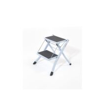 Marchepied 2 Marches Compact – Escabeau – Acier laqué – Antidérapant – Norme NF EN 14183