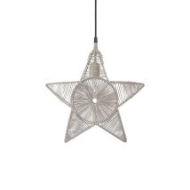 [neuwertig] B-ware Pr Home Dekostern Stern Metall Regina Garn Beige Dekoartikel