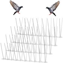 Pincho Antivaho De Acero Inoxidable, 25 Cm X 4 Piezas, Para Balcón, Apto Para Animales, Antipájaros, Antitrepadores Para Gorriones, Golondrinas, 