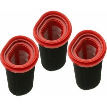 Paquete De 3 Filtros De 25,2 V/21,6 V Para Aspiradora Inalámbrica Bosch Flexxo Serie 4 Bbh32101 Bbh3zoo25 Bbh3petgb Bbh3211gb Reemplaza La Pieza N.° 