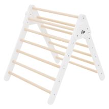 Kletterdreieck Für Kinder Ab 2 Jahre, Weiß, Klettergerüst Indoor Aus Massivholz, Pikler Dreieck, Montessori Spielzeug, Holzdreieck Für Baby, 