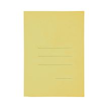 Blasetti Cart-ecò Cartelline 3 Lembi Giallo - Cartoncino Riciclato 180 Gr/mq - Formato 25x33,5 Cm - Confezione 50 Pezzi