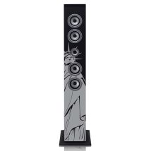 Bluetooth-turmlautsprecher, Usb/sd/aux, Fm-radio, Lcd-bildschirm