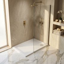 Ceramica Dolomite - Piatto Doccia Rettangolare 70x90 Cm In Ceramica Antiscivolo Gemma 2 Dolomite