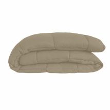 Poyet-motte Calgary Piumone Caldo Microfibra Taupe 240x260cm