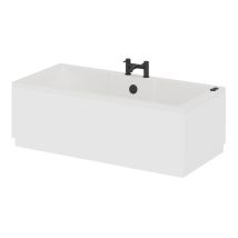 Legend Baths - Legend 1500mm X 700mm Right Hand 6 Jet Matt Black V-tec Single Ended Whirlpool Bath