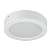 Plafoniera Led Bagno 18w 2in1 Tonda Bianca Ip54 Dpm