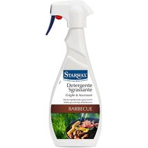 Starwax - Detergente Sgrassante Plancha E Barbecue - Scoglie I Grassi Cotti - Ideale Per Tutti I Tipi Di Barbecue - Idoneo Al Contatto Alimentare - 