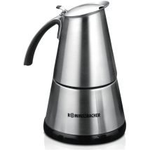Rommelsbacher - Prodotto Usato] Eko 364/e - Macchina Da Caffè Italiana Per 2-4 Tazze, 365 W, 230 V, 800 G, Acciaio Inox 115 X 115 X 170 Mm