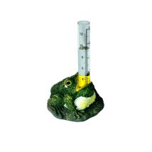 Pluviomètre grenouille en résine – Jardin piscine – 13 cm – 10 x 10 x 7 cm – ASTUCEO