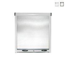 Mosquitera Enrollable En Kit Universal Para Ventana Vertical Easy-up Blanca 60x150
