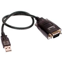 Cavo USB 2.0 a/m - Serial DB9 RS232 Nero – 1,5 m – Adattatore e convertitore – EMINENT