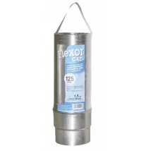 Conexión De Gas Flexible - Longitud Extensible 1,5m - Modelo Flexor Gaz - Diámetro 125/132 Mm - Se Suministra Con Conector Joncoux