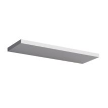 Estante De Pared Estantería Mural Suspendido Colgante Largo 60 Cm Blanco Acabado En Mate Modelo Aitana X1 60x20x2,2cm